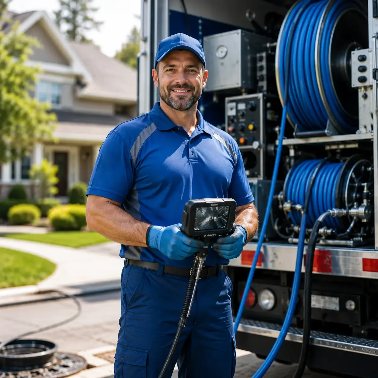 Local outdoor drain cleaning specialists in Sweeny, TX